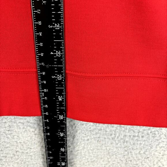 LRL Ralph Lauren Jacket Womens XL Red Preppy Crest Logo Lightweight Pockets LS - Picture 9 of 10